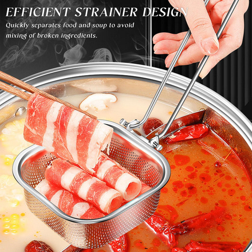 Rl1 Cuchara De Colador De Olla Caliente Acero Inoxidable