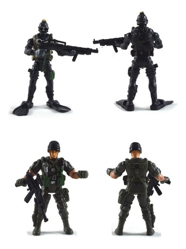 S 6 Peças Mini Articulado Homens Com Modelo Conjunto De