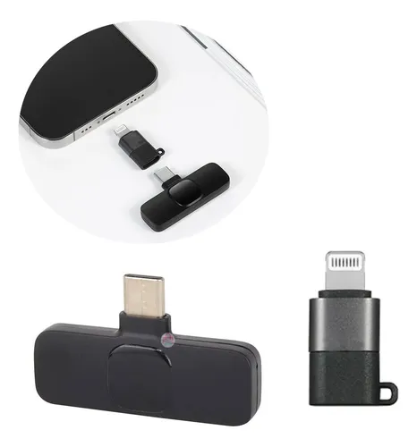 Micrófono K8 Inalámbrico Recargable Celular iPhone-tipo C