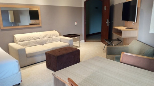 Imagem 3 de 16 de Flat Com 1 Dormitório À Venda, 75 M² Por R$ 350.000,00 - Gonzaga - Santos/sp - Fl0051