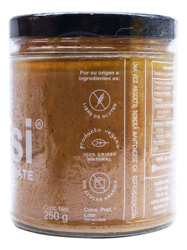 Crema De Cacahuate Mussi 250 Ml