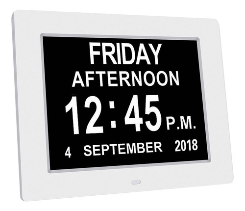 Pantalla De 8  Reloj Digital Del Calendario 12 De Alzheiers