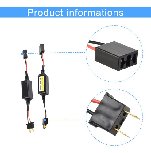 2 Resistencias De Error Canbus Para Faros Led H7