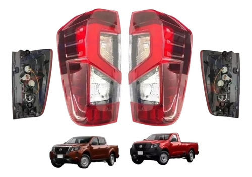 Calaveras Led Drl Nissan Np300 Frontier 2016-2022