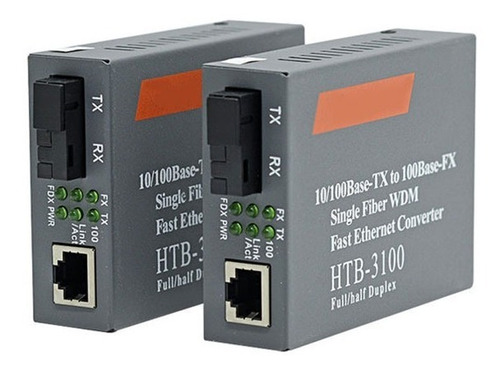 Imagen 3 de 6 de Convertidor Extensor De Fibra Wdm Monomodo De Fibra Unica
