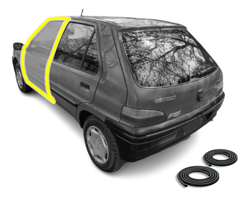 Burlete De Puerta Peugeot 106 5p, Por Unidad