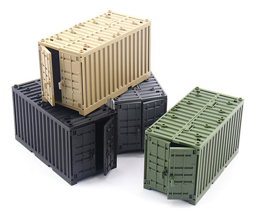 Bloques De Contenedores Caja De Ladrillos Figuras De Gris