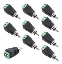Comprar 10 Pzs. Cable De Bocina A Macho De Audio Conector Rca Jack