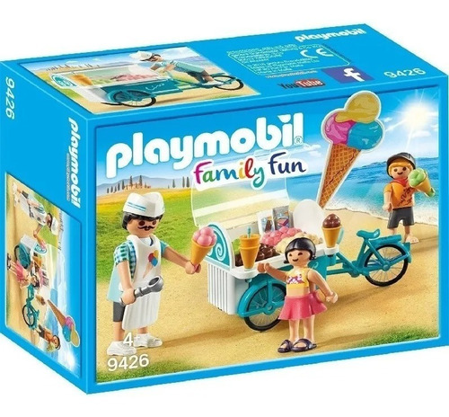 Playmobil Family Fun Carrito De Helados 9426 Orig Educando