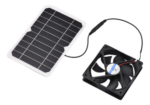 Ventilador Eléctrico Solar Exterior Para Perros, Cobertizos,