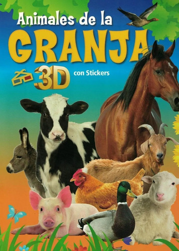 Imagen 1 de 1 de Colección Libros 3d Con Stickers Y Lentes A Color Ilustrado