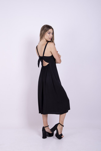 Vestido Lia Semi Largo De Rose Amarela Para Mujer