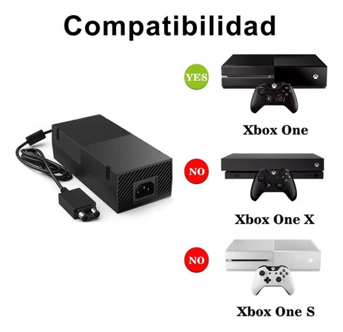 Transformador Fuente Poder Consola Compatible Xbox One