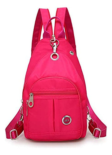 Mochila Pequeña Impermeable Ligero Daypack Crossbody Sling 