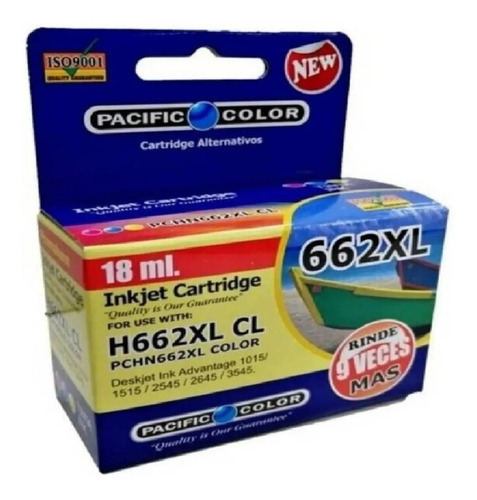 Imagen 2 de 2 de Tinta Alternativa 662 Xl Hp Deskjet 1515 3515 3545 3645