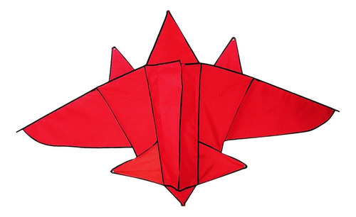 Juguete Volador De Cometas De Avión Grande Pequeño Rojo