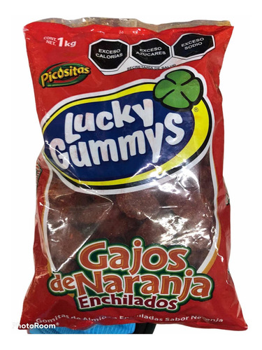 Gomitas Lucky Gummys Gajos De Naranja Enchilados 25 Kg