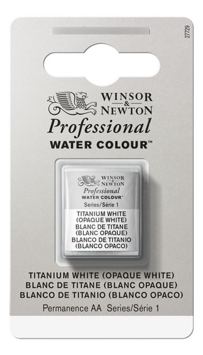 Tinta Aquarela W&n Profissional Pastilha S1 Titanium White