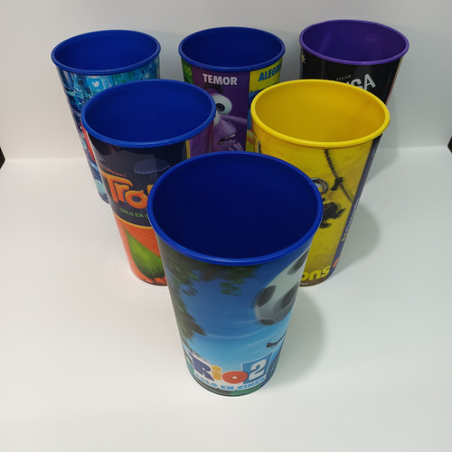 Vasos Cinepolis Intensamente, Minions, Wifi Ralhp, Trolls (Usado)