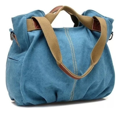 Bolso Bandolera De Mujer En Lona De Algodón