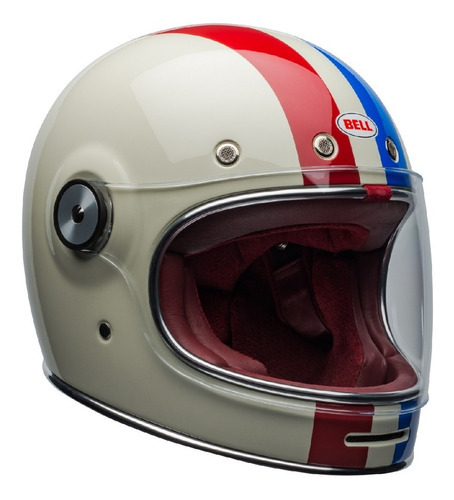 Capacete Bell Bullitt Command Vintage White