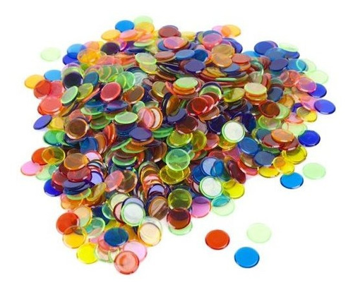 Paquete De 1000 Fichas De Bingo (mixta)