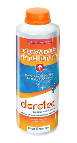 Ph Elevador De Ph Clorotec X 1lt.