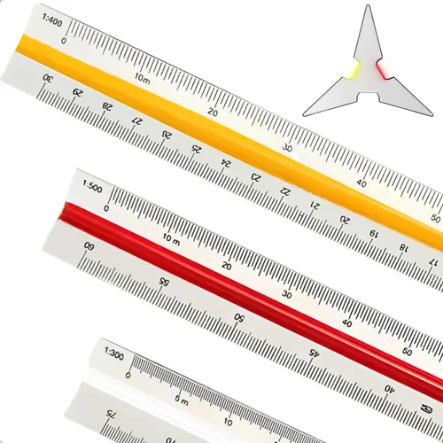 comprar Escalímetro Profissional N2 De 30cm Para Desenho Técnico