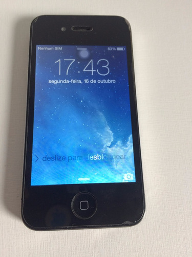 iPhone 4 Modelo A-1332 Preto Anatel