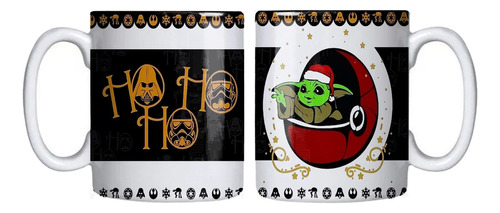 Tazon Feliz Navidad Baby Yoda Ho Ho Ho Grafimax