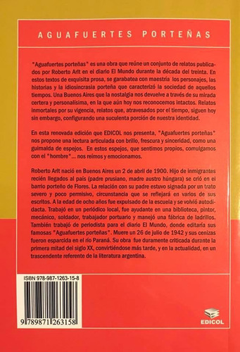 Aguafuertes Porteñas - Roberto Arlt