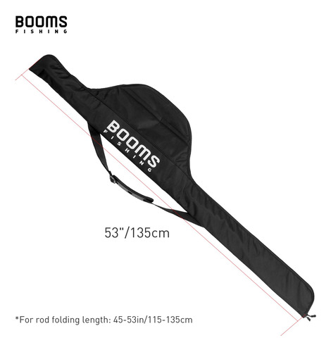Funda Para Caña De Pescar Booms Fishing Pb1 1.63 M Portátil Color
