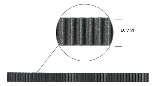 Banda Dentada Gt2 2gt 10mm 10 Metros