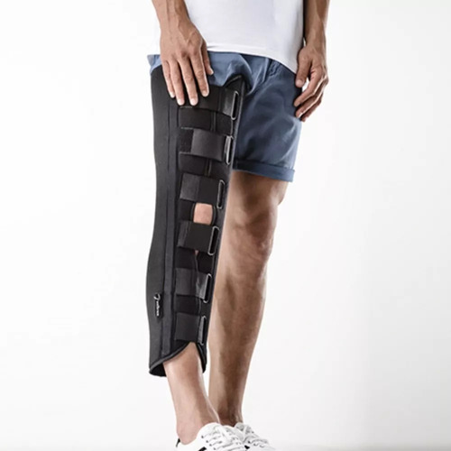 Inmovilizador De Rodilla Pierna Regulable Largo 66 Cm Ptm
