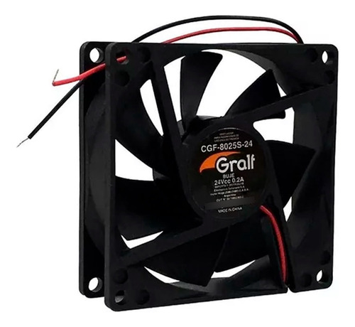 Turbina Cooler Extractor 24v Buje 3 Pulgadas Gralf Led Negro