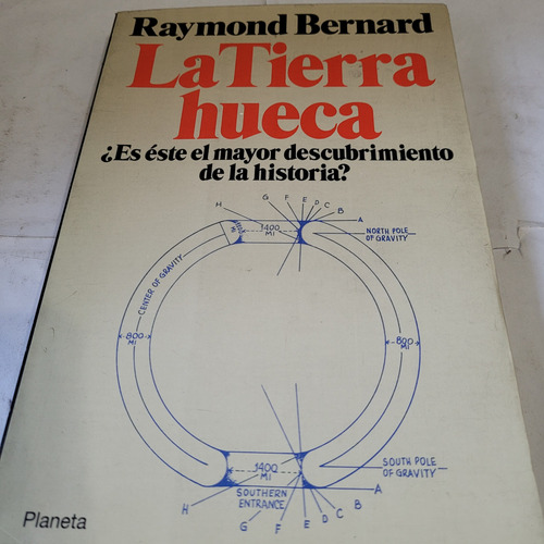 Libro,la Tierra Hueca,raymond Bernard, Planeta,caballito (Usado)