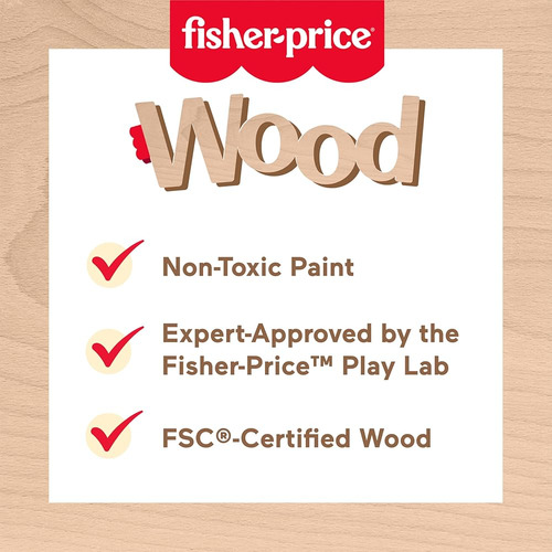 Bloques De Madera Fisher-price Para Apilar Y Clasificar 20 P