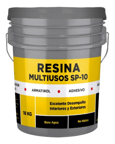 Resina Sp-10, Pegamento, Sellador 5x1, Multiusos 18 Kg