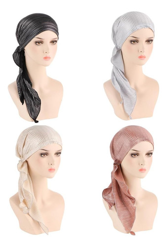 Bufandas Preatadas Para Quimioterapia - Gorros Y Turbanas