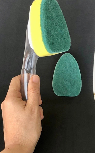 Esponja De Cocina X 2 C/mango Dispenser Detergente, Oferton