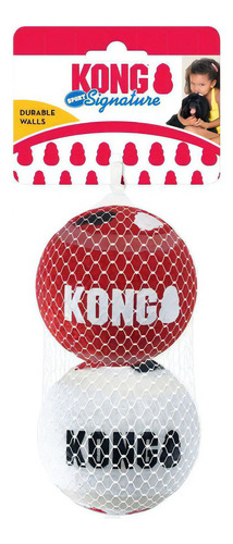 Bola Kong Signature Sport Balls Grande Cor Branco/vermelho/preto