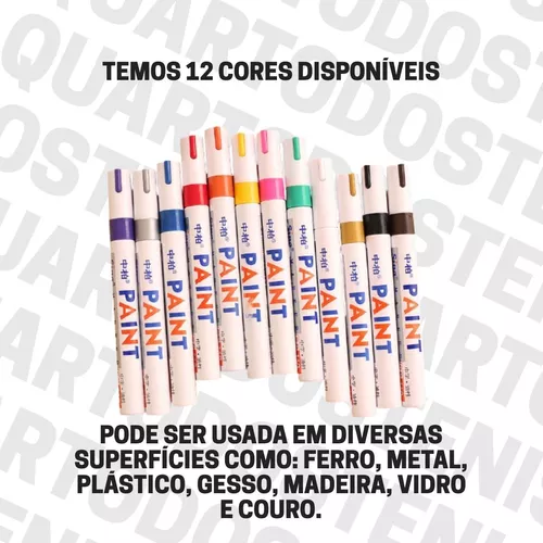 Canetas Paint Marker SP 110 Pinta Pneu, Borracha, Tênis