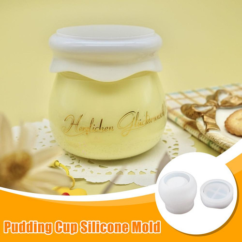 Molde De Resina Para Tarro De Pudín Hecho A Mano, Molde De S