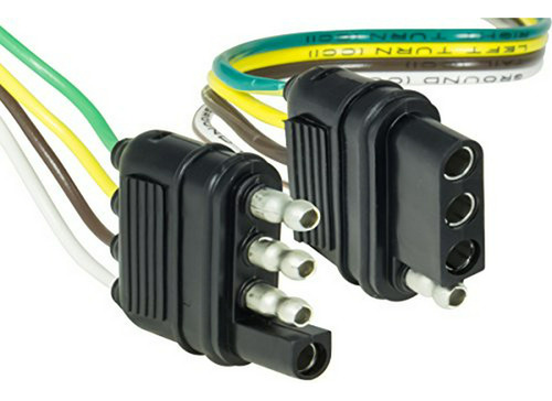 Conjunto De Conectores Planos De 4 Cables Hopkins Con Empalm