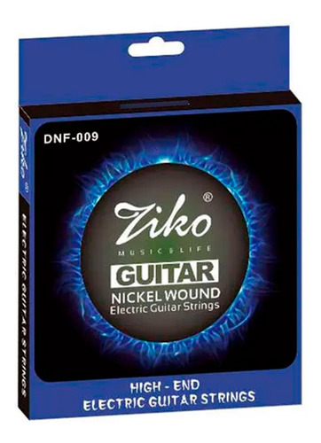 Encordado Ziko Para Guitarra Eléctrica Dnf-009 (9-42) 