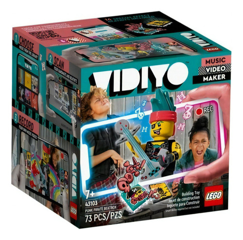 Lego Vidiyo 43103 Punk Pirate Beatbox (73 Piezas) Cantidad De Piezas 73
