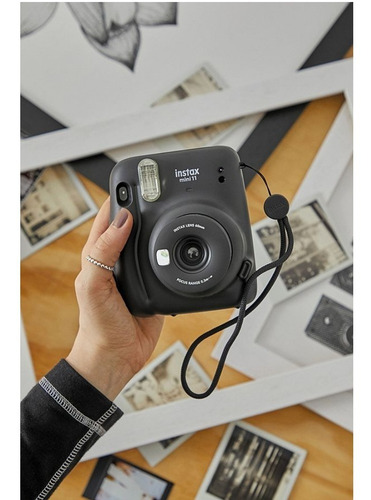 Imagen 9 de 9 de Camara Instantanea Instax Mini 11 Gris 3 Rollos Cuotas