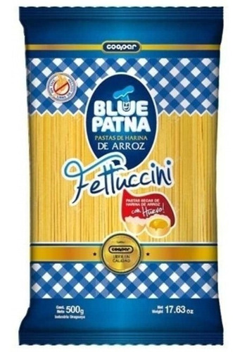 Fideos Fettuccini Harina De Arroz Sin Tacc Blue Patna 500 Gr