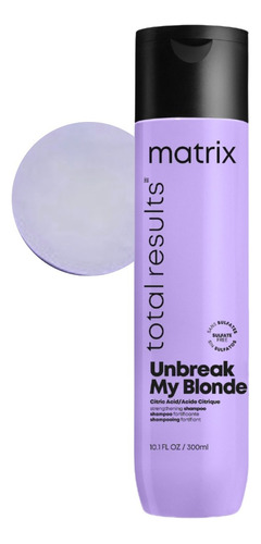 Shampoo Matrix Unbreak My Blonde Total Results Pelo X 300 Ml