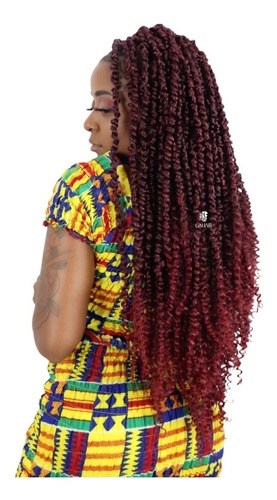 Cabelo Cacheado Passion Twist Cherey Pre Looped 270gr+brind